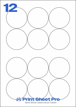 12UP 12UP_88dia_VR88 template for A4 Lables