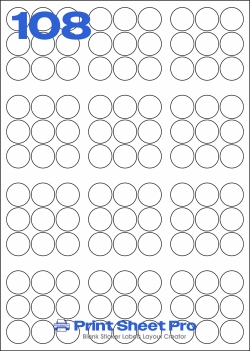 108UP 108UP_30dia_SRY108 template for aalabels