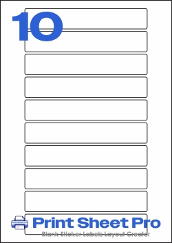 10UP 10UP_150x25_AAK010 template for aalabels