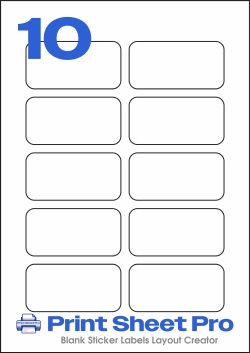 10UP 10UP_80x40_AARM010 template for aalabels