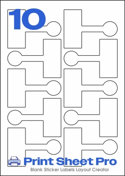 10UP 10UP_90x65_AAIA10 template for aalabels
