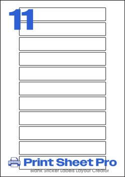 11UP 11UP_146x22_AARR11 template for aalabels