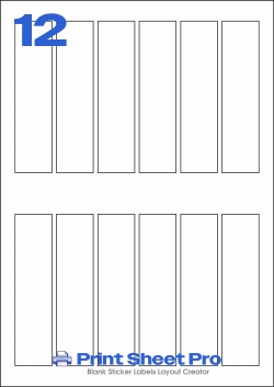 12UP 12UP_165x40_A3ZZ12 template for aalabels