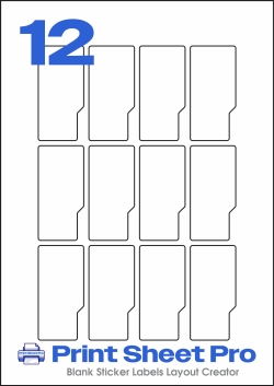 12UP 12UP_35x73_AAIW12 template for aalabels