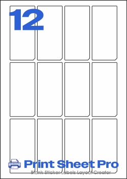 12UP 12UP_41.40x90_AAI012 template for aalabels