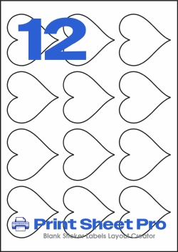 12UP 12UP_43x43_A5H012 template for aalabels
