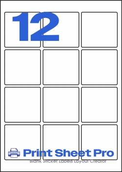 12UP 12UP_43x44_A5RX12 template for aalabels