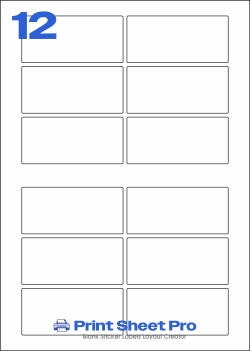 12UP 12UP_60x130_SRP012 template for aalabels