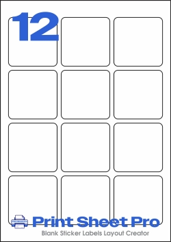 12UP 12UP_60x60_AASA12 template for aalabels