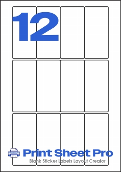 12UP 12UP_63.5x29.6_A5R012 template for aalabels