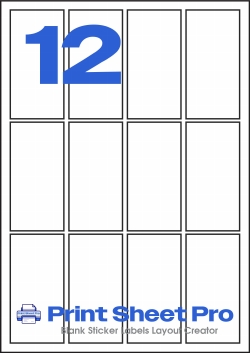 12UP 12UP_65x32_A5RI12 template for aalabels