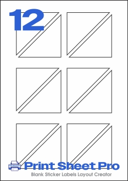 12UP 12UP_70x70_AATR12 template for aalabels