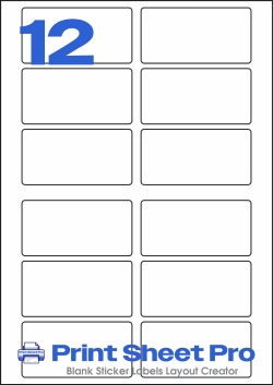 12UP 12UP_85x43_AAD012 template for aalabels