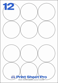 12UP 12UP_88dia_A3C012 template for aalabels