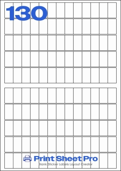 130UP 130UP_38.1x21.2_A3S0130 template for aalabels