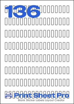 136UP 136UP_6x20_AAR136 template for aalabels