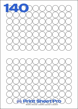 140UP 140UP_25dia_SRC140 template for aalabels