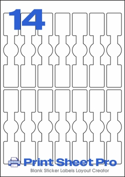 14UP 14UP_25x125_AAIA14 template for aalabels