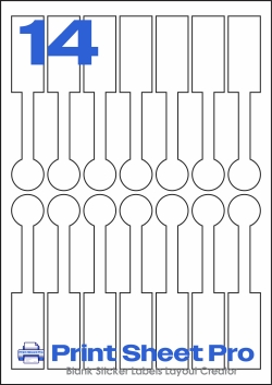 14UP 14UP_25x135_AAIA014 template for aalabels