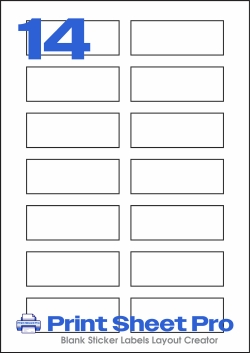 14UP 14UP_78x29_AAE014 template for aalabels