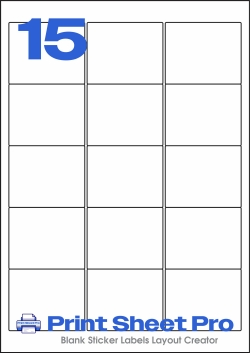 15UP 15UP_64x52_AAS015 template for aalabels