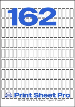 162UP 162UP_17x6_A5R162 template for aalabels
