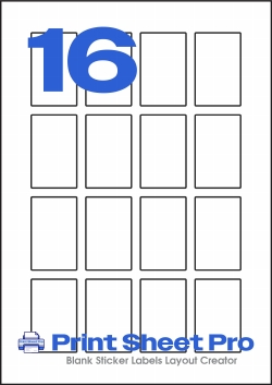 16UP 16UP_40x25_A5R016 template for aalabels