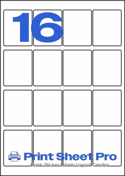 16UP 16UP_43x34_A5RR16 template for aalabels