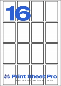 16UP 16UP_48.9X29.6_A5S016 template for aalabels