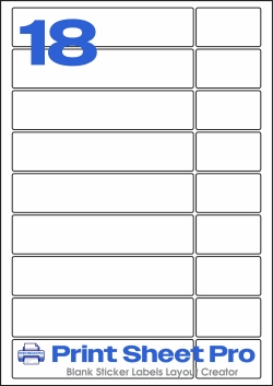 18UP 18UP_140x30_50x30_AAB018 template for aalabels