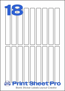 18UP 18UP_15x120_AAA018 template for aalabels