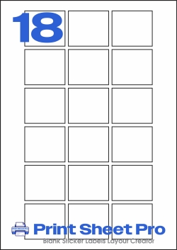 18UP 18UP_48x42_AAL018 template for aalabels