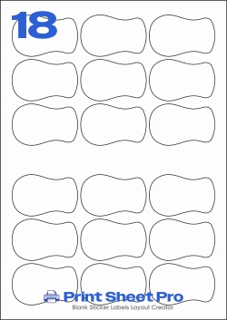 18UP 18UP_54.5x86_A3I018 template for aalabels
