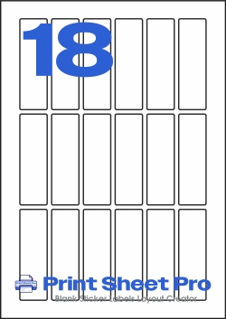 18UP 18UP_60x18_A5X018 template for aalabels