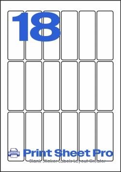 18UP 18UP_60x20_A5RX18 template for aalabels