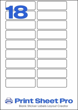 18UP 18UP_80x23.2_AAJ018 template for aalabels