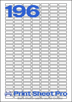 196UP 196UP_23x7_AAX196 template for aalabels