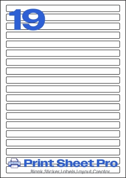19UP 19UP_190x11_AAA019 template for aalabels