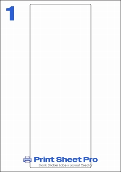 1UP 1UP_400x150_A3RZX001 template for aalabels