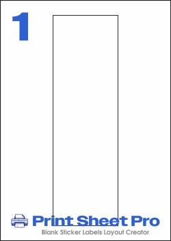 1UP 1UP_80x260_AAM001 template for aalabels