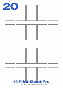 20UP 20UP_80x50_SRRG20 template for aalabels