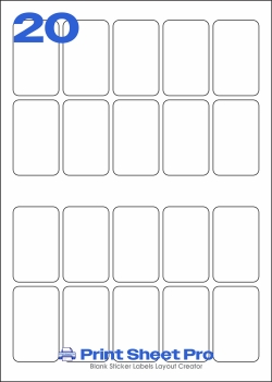 20UP 20UP_89x54_SRA020 template for aalabels