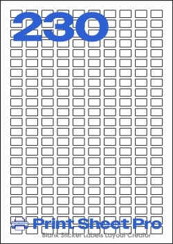 230UP 230UP_14x9_AAS230 template for aalabels