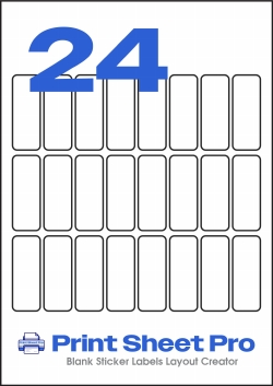24UP 24UP_41x15.2_A5RR24 template for aalabels