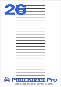 26UP 26UP_100x10_AAL026 template for aalabels