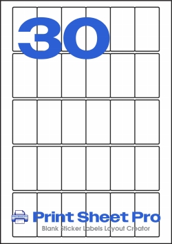30UP 30UP_38.1x21.2_A5S030 template for aalabels