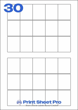 30UP 30UP_64x52_SRRC30 template for aalabels