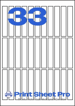 33UP 33UP_60x10_A5R033 template for aalabels