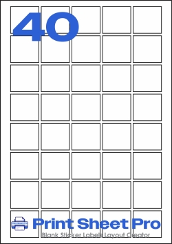 40UP 40UP_34.6x32.6_AARC040 template for aalabels