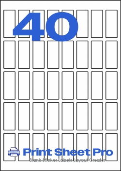 40UP 40UP_34x14_A5RE40 template for aalabels